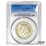 1935/34 Boone Half Dollar PCGS MS64