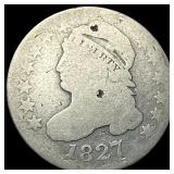 1827 Capped Bust Silver Dime NICELY  CIRCULATED