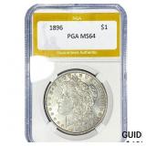 1896 Morgan Silver Dollar PGA MS64