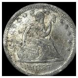 1857 Seated Liberty Quarter LIGHTLY CIRCULATED