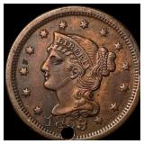 1853 Braided Hair Large Cent HIGH GRADE
