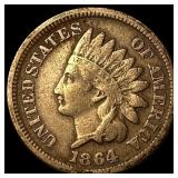 1864 Bronze Indian Head Cent NEARLY UNCIRCULATED