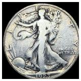 1923-S Silver Walking Liberty Half Dollar  LIGHTL