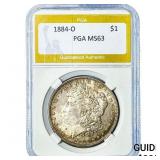 1884-O Morgan Silver Dollar PGA MS63