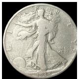 1938-D Walking Liberty Half Dollar LIGHTLY CIRCULA