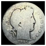 1897-S Silver Barber Quarter NICELY  CIRCULATED