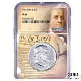 1956 Franklin Half Dollar NGC PF67