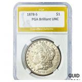 1878-S Morgan Silver Dollar PGA Brilliant UNC