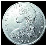 1836 Capped Bust Half Dollar CHOICE AU
