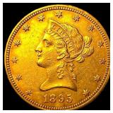 1895-S Gold $10 Liberty Head Eagle CHOICE AU