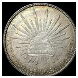 1903-Mo Mexico Silver Peso CLOSELY UNCIRCULATED