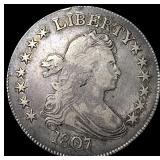 1807 Draped Bust Half Dollar NEARLY UNCIRCULATED