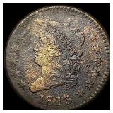 1813 Classic Head Large Cent NEARLY  UNCIRCULATED