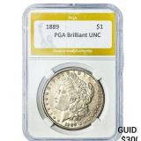 1889 Morgan Silver Dollar PGA Brilliant UNC