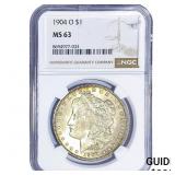 1904-O Morgan Silver Dollar NGC MS63