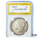 1878-S Morgan Silver Dollar PGA Brilliant UNC