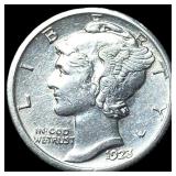 1923-S Silver Mercury Dime CLOSELY  UNCIRCULATED