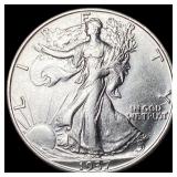 1937-S Silver Walking Liberty Half Dollar  CLOSEL