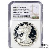 2020-W Silver Eagle NGC PF69 Ultra Cameo
