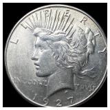 1927-S Silver Peace Dollar CLOSELY  UNCIRCULATED