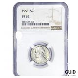 1953 Jefferson Nickel NGC PF69