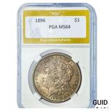 1896 Morgan Silver Dollar PGA MS64