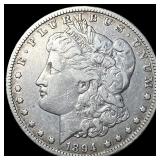 1894-O Silver Morgan Dollar NEARLY UNCIRCULATED