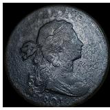 1801 Draped Bust Large Cent NEARLY  UNCIRCULATED