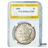 1889 Morgan Silver Dollar PGA Brilliant UNC