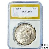 1880 Morgan Silver Dollar PGA MS64