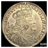 1755 Poland Silver 18 Groszy KM-148