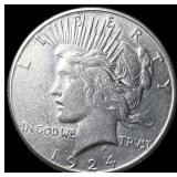 1924-S Peace Silver Dollar CLOSELY  UNCIRCULATED