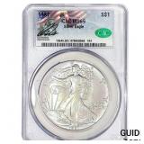 1987 Silver Eagle CAC MS69