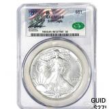 1987 Silver Eagle CAC MS69
