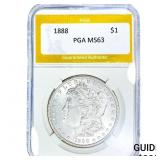 1888 Morgan Silver Dollar PGA MS63
