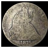 1875 Seated Liberty Half Dollar NICELY CIRCULATED