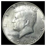 1964 Silver Half Dollar CHOICE BU