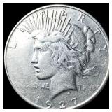 1927 Peace Silver Dollar NEARLY UNCIRCULATED
