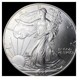 2000 1 oz Silver American Eagle $1 SUPERB GEM BU