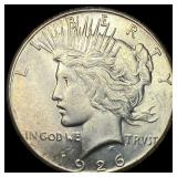 1926 Peace Silver Dollar NEARLY UNCIRCULATED