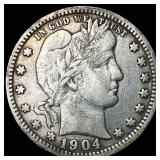1904 Barber Quarter LIGHTLY CIRCULATED