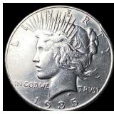 1935-S Silver Peace Dollar CLOSELY  UNCIRCULATED
