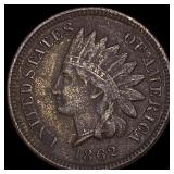 1862 Indian Head Cent NEARLY UNCIRCULATED