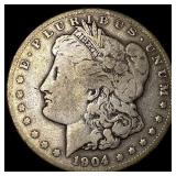 1904-S Silver Morgan Dollar NEARLY UNCIRCULATED
