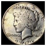 1921 Silver Peace Dollar LIGHTLY CIRCULATED