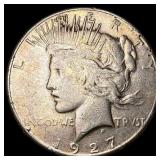 1927-S Silver Peace Dollar NEARLY UNCIRCULATED