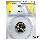 1954 Jefferson Nickel ANACS PF67 PROOF