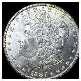 1887 Morgan Silver Dollar UNCIRCULATED