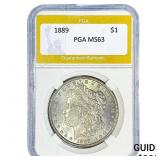 1889 Morgan Silver Dollar PGA MS63