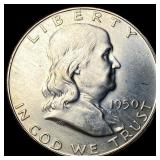 1950 Silver Half Dollar GEM PROOF